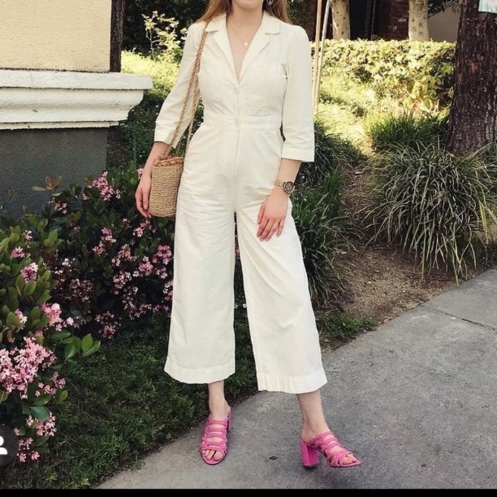 Free People utility coverall jumpsuit